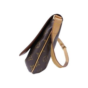 Louis Vuitton Tango Brown Musette Leather Bag Short Monogram Shoulder